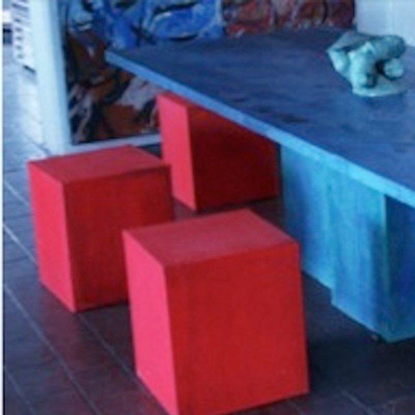 Blue Table - Contemporary Art by Nathan Slate Joseph