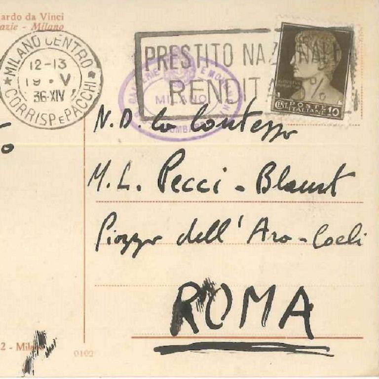 Postal autógrafa firmada en venta 1