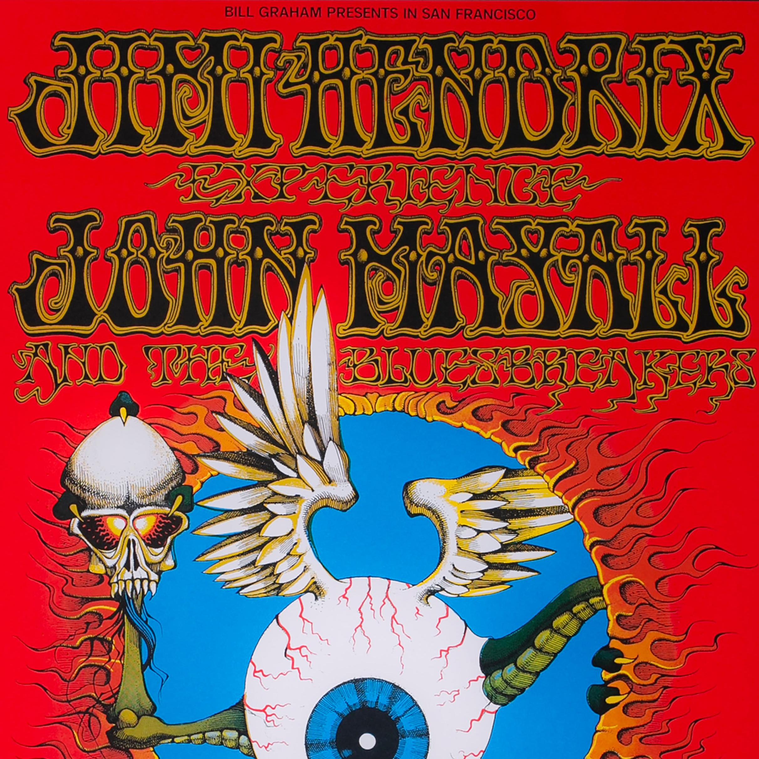 Jimi Hendrix and John Mayall Poster - Pop Art Art by Unknown