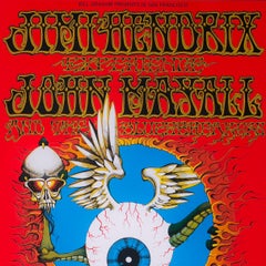 Jimi Hendrix and John Mayall Poster