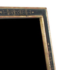 "Portafoto fatto a mano con foglia d'oro 22K", Wood 5 x 7 in creato in Romania