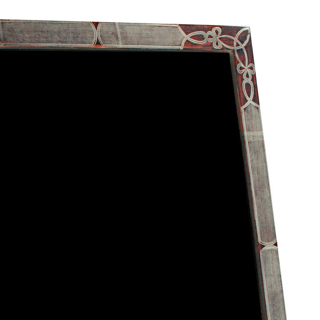 This photo frame was hand-made in Romania and features 12K white gold leafing. It is made out of wood and includes archival plexiglass to protect anything displayed in it from fading or other damage from light. This frame can be used both vertically