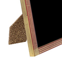 "Romanian Handmade Photo Frame, " 22K Gold Leaf & Wood 5 x 7 in Frame