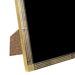 " Marco de fotos hecho a mano con pan de oro de 22 quilates, " Madera 8 x 10 pulg. creado en Rumanía