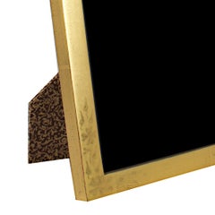 "Cornice per foto fatta a mano in foglia d'oro 22K", Wood 5 x 7 in Creato da Romania