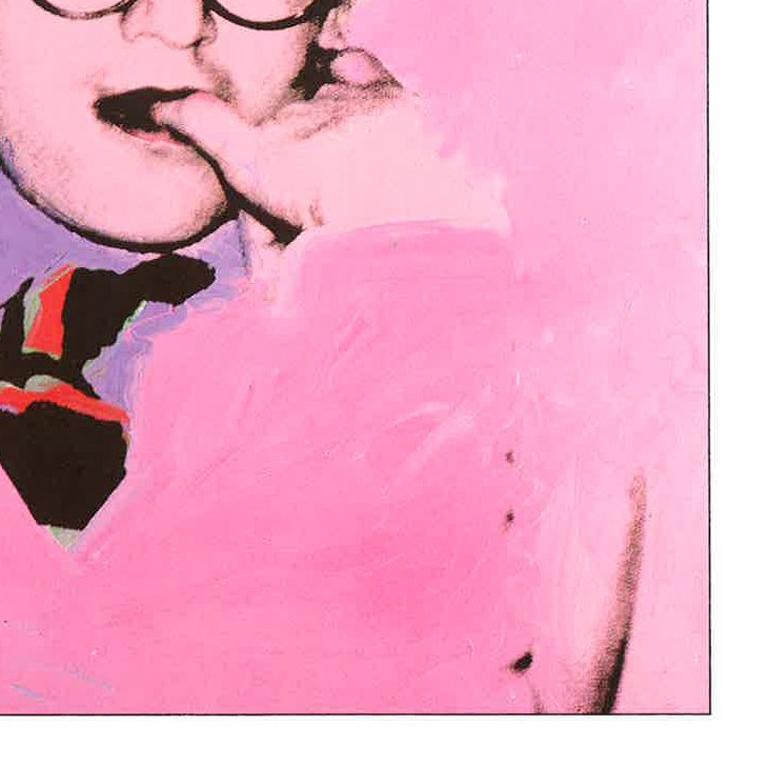 Vintage reproductive print after Warhol, David Hockney For Sale 1