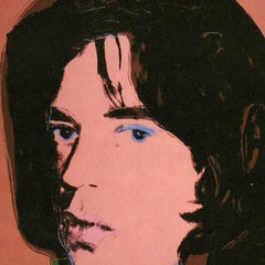 Vintage-Reproduktionsdruck nach Warhol, Mick Jagger