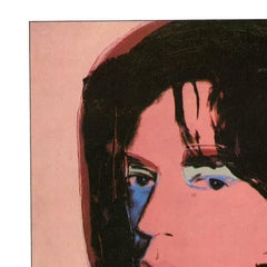 Reproductiver print after Warhol, Mick Jagger - Blue Eye Tint