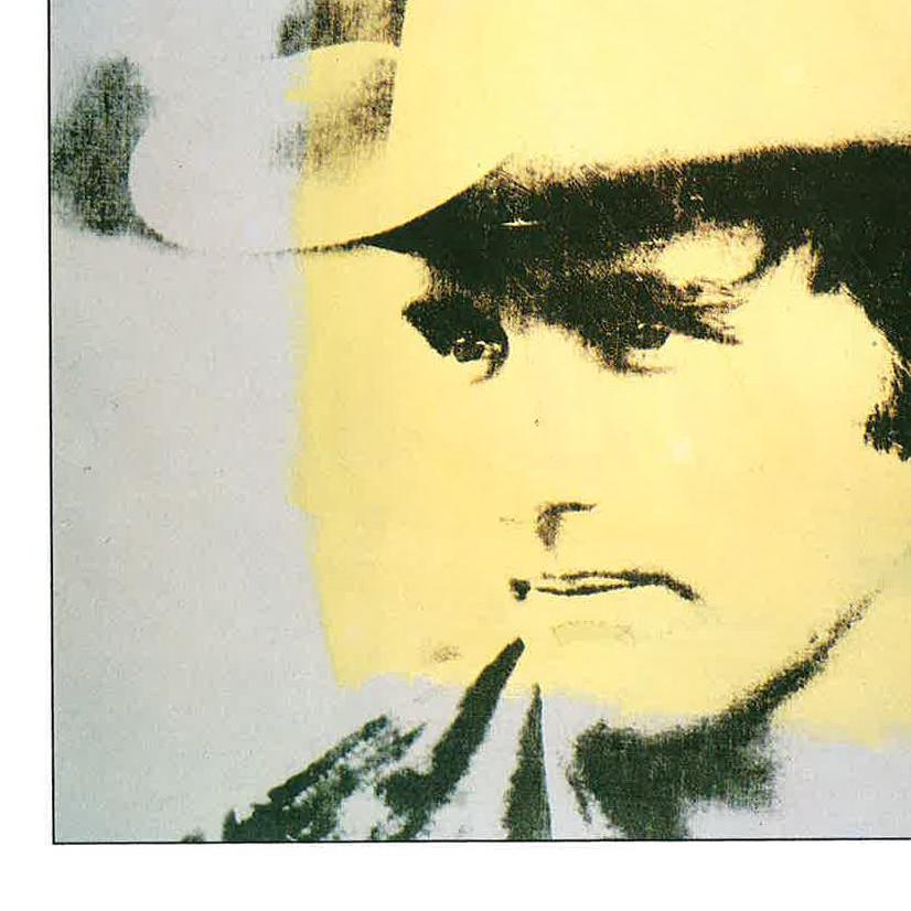 Vintage reproductive print after Dennis Hopper, Yellow Hat - Pop Art Art by (after) Andy Warhol