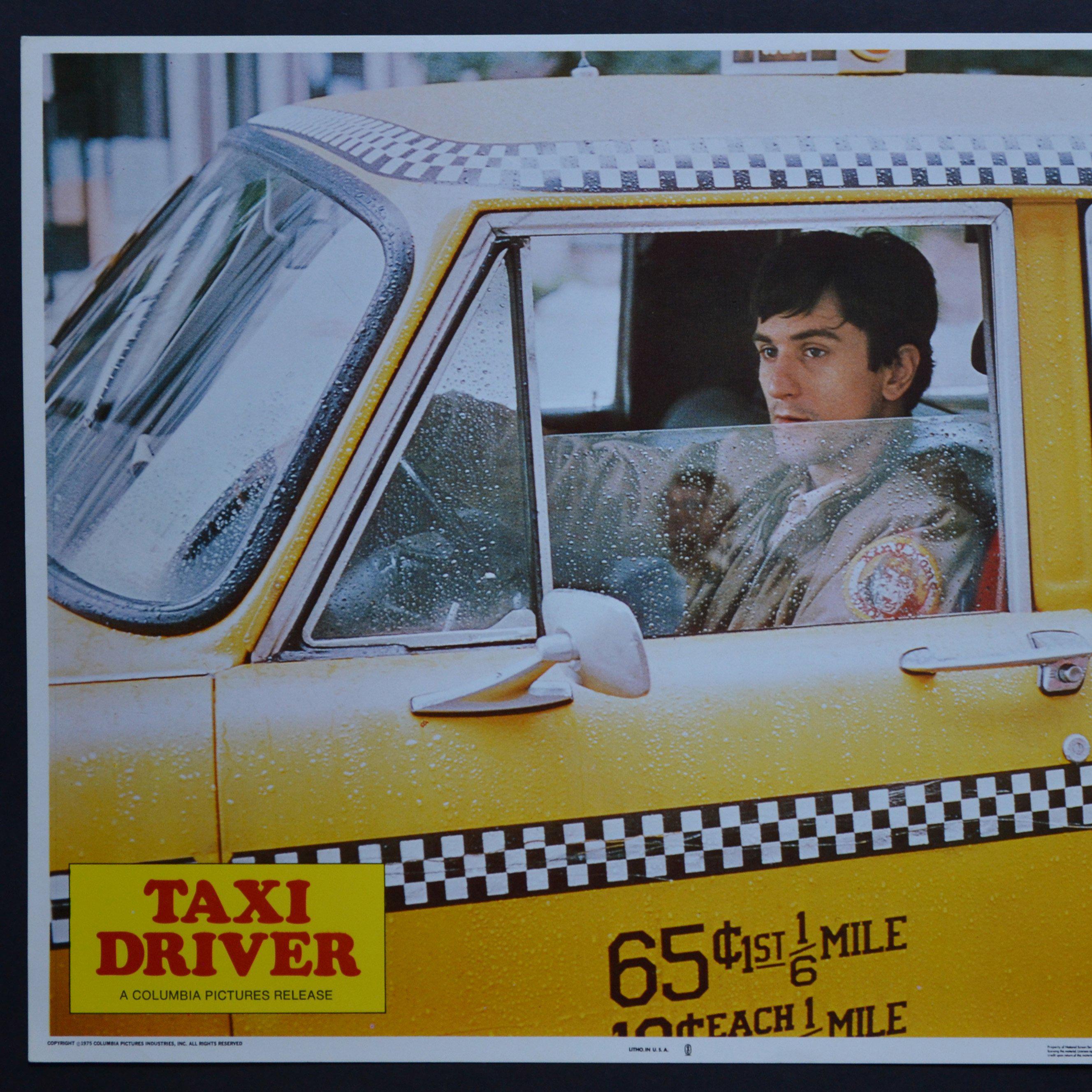 « TAXI DRIVER » - Carte de visite américaine originale du film, États-Unis 1976. en vente 1
