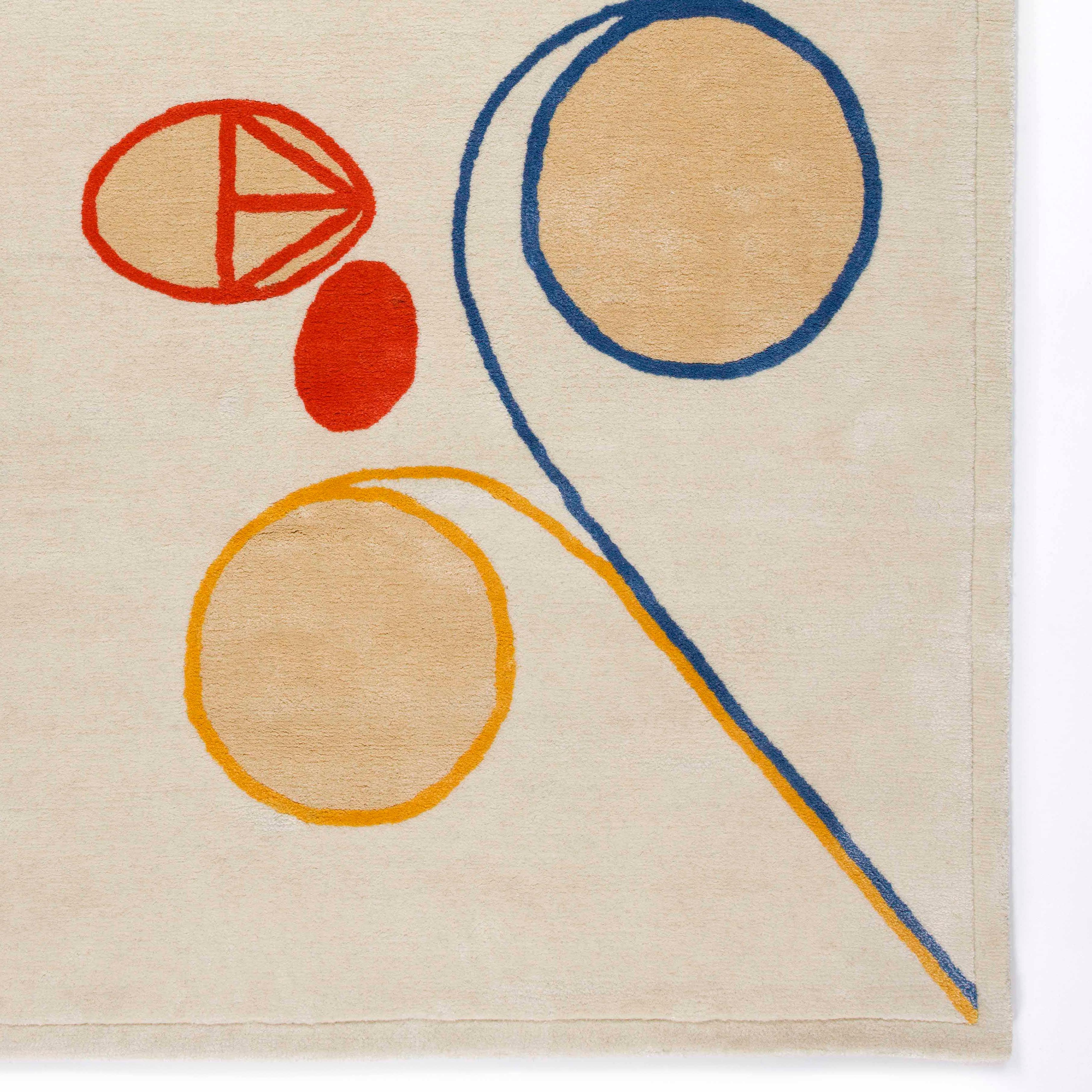 Group V, no. 2 - 21st Century, Abstract, Wool, Rug by Hilma af Klint Foundation For Sale 1