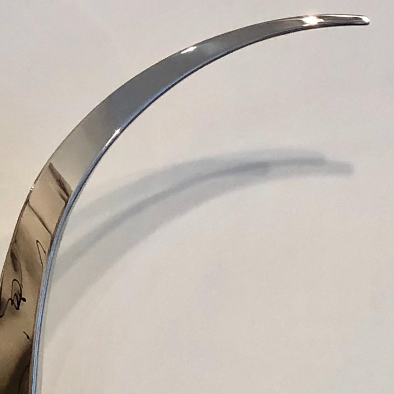 Pájaro libre - Abstract Sculpture Gris de Ryan T. Schmidt