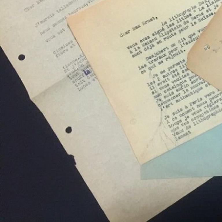 Correspondence between Max Ernst and Nesto Jacometti 1