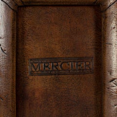 Cadre pour photographies « Peruvien », cuir et bois 10,16 x 15,24 cm