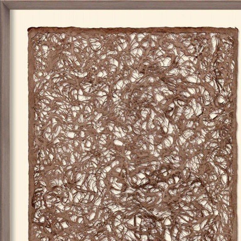 Unknown Amate Papers no. 2, handmade paper, framed For Sale at 1stdibs