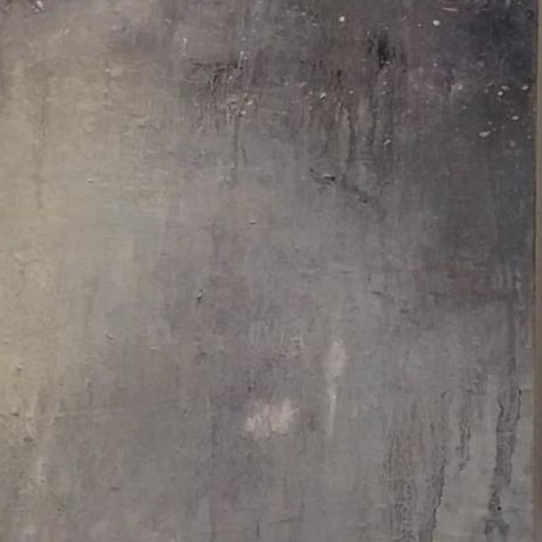 Luna di lavanda, pittura astratta di paesaggio, viola, arte di campagna, Lisa House 1
