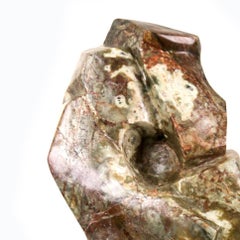 My Hero my Strength. Stone sculpture. Abstract/ figurative carving. Contemporary