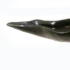 Mazowe Bowl. Black/Green polished stone decorative large bowl