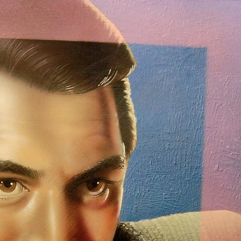Tim Neil (American 1954); Cary Grant; airbrushed paint on wood For Sale 3