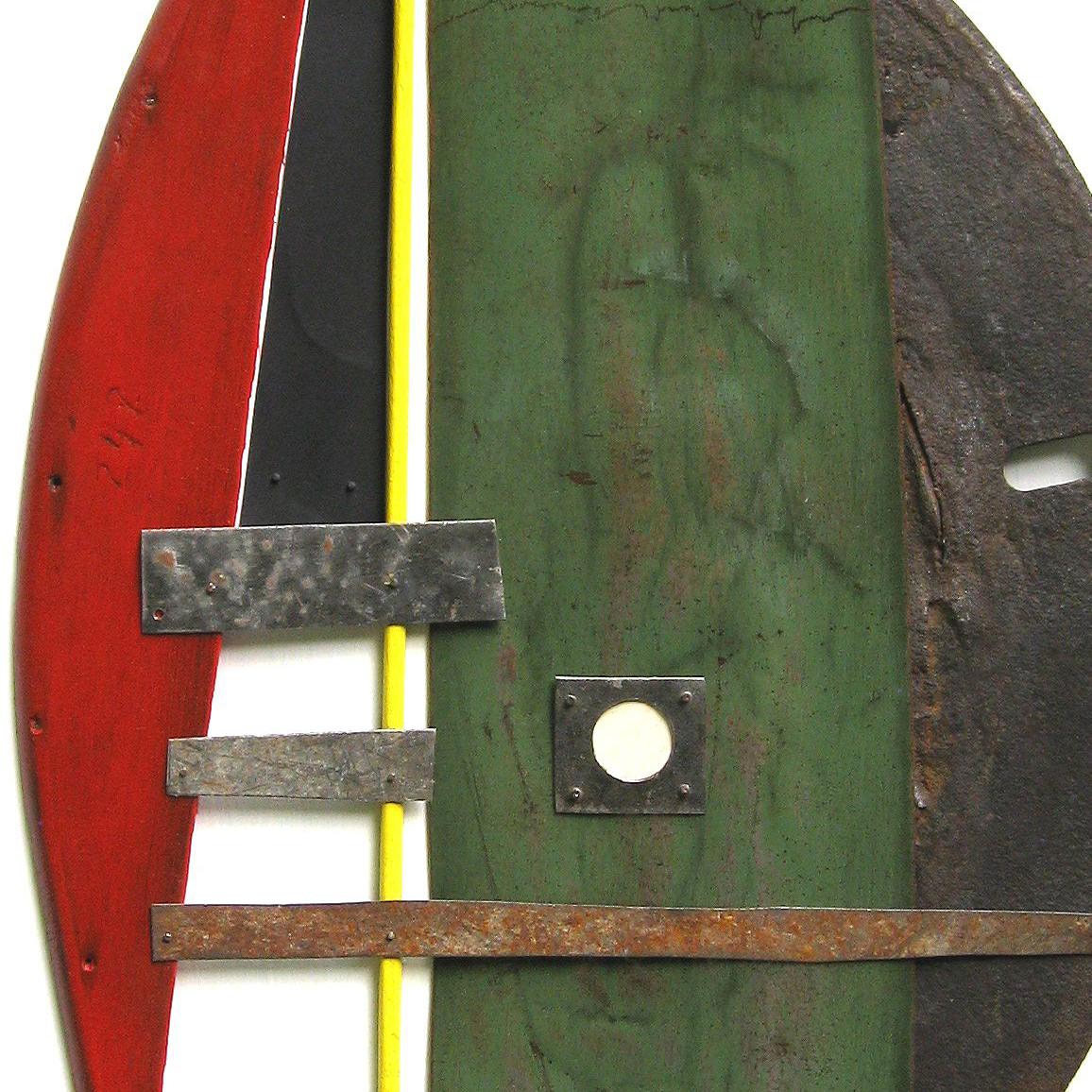 Os. 17, Gemischte Medien auf Holzplatte (Abstrakt), Mixed Media Art, von Mark Mazurczyk