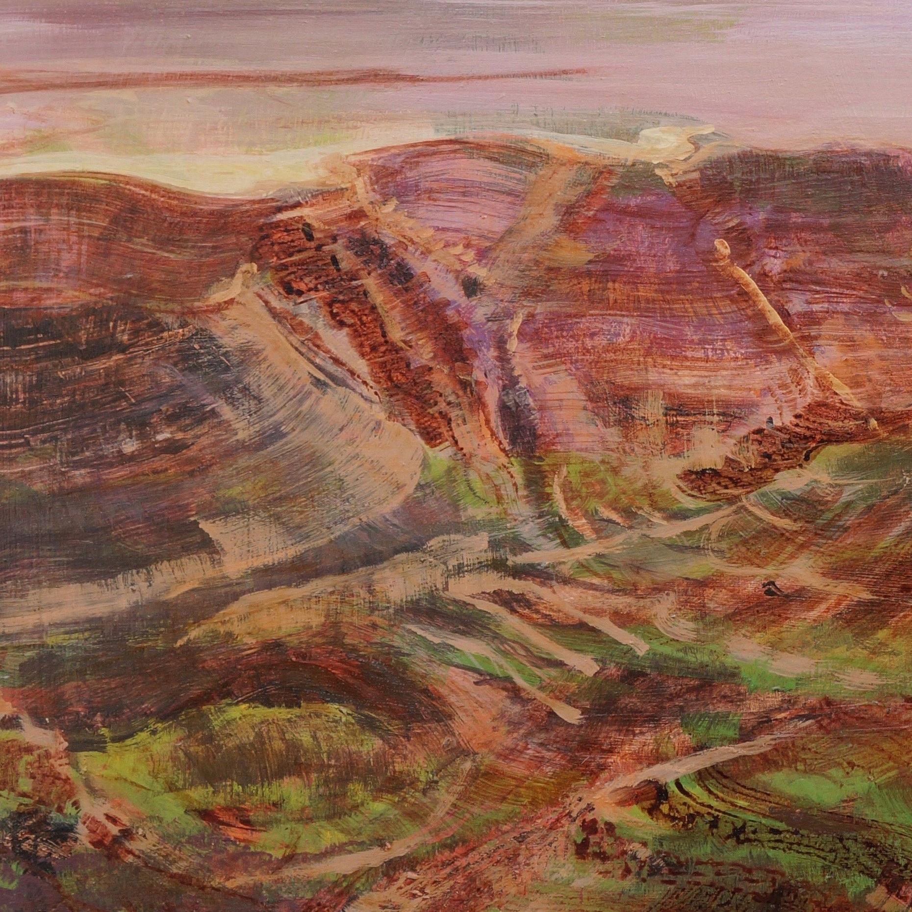 <p>Artist Comments<br />This painting is part of a series of works that I have made reflecting the spectacular variations of topography in the American west. 