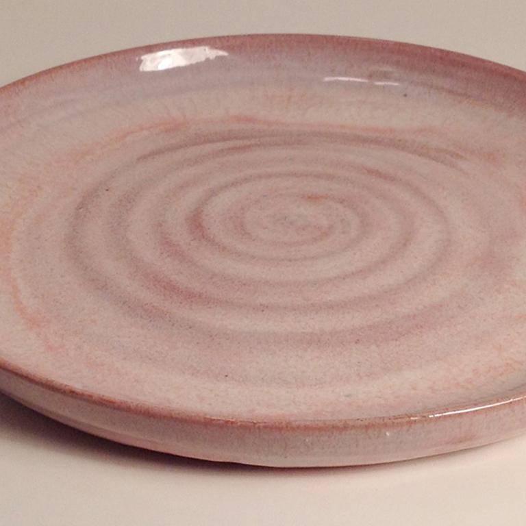 Pink Plate - Contemporary Art by Beatrice Wood