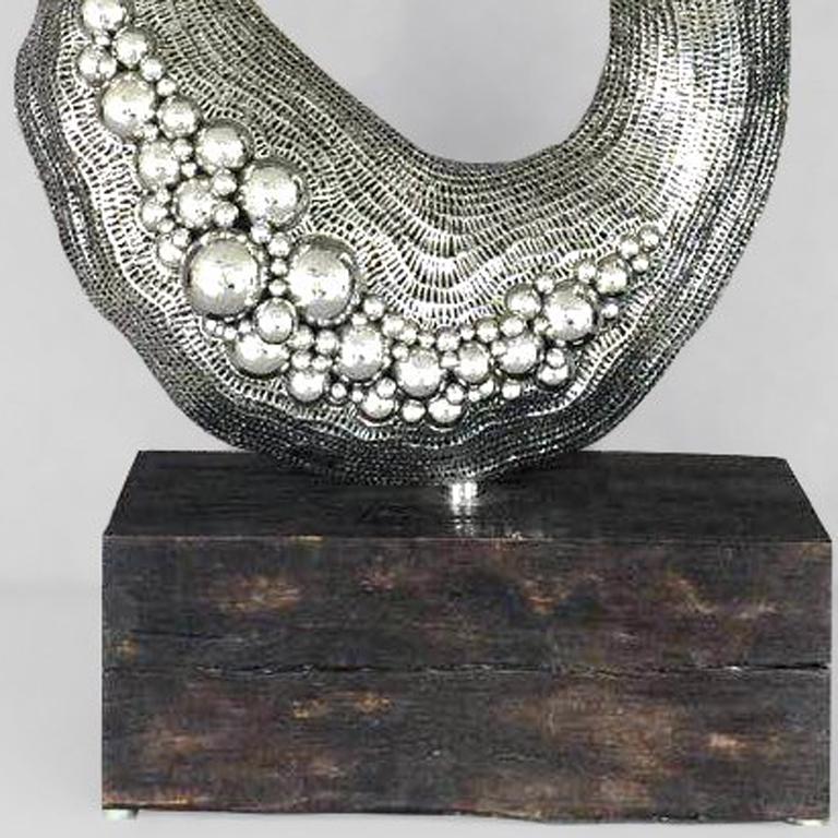 Exploración - Siglo XXI, Contemporáneo, Escultura abstracta, Acero inoxidable - Sculpture de Liechennay