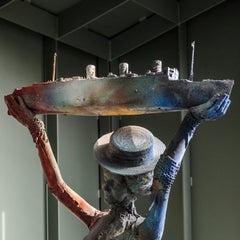 Queen Mary, Patinated Bronze Sculpture, Dutch Contemporary Art