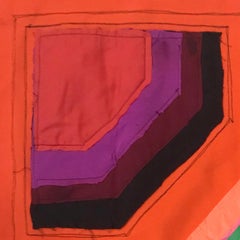 "Geométrico" Moderno Tapiz Tonal Cálido