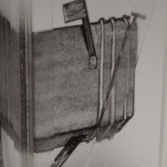 "A Response", Contemporary Kiln Formed Cast Glass Sculpture with Photography