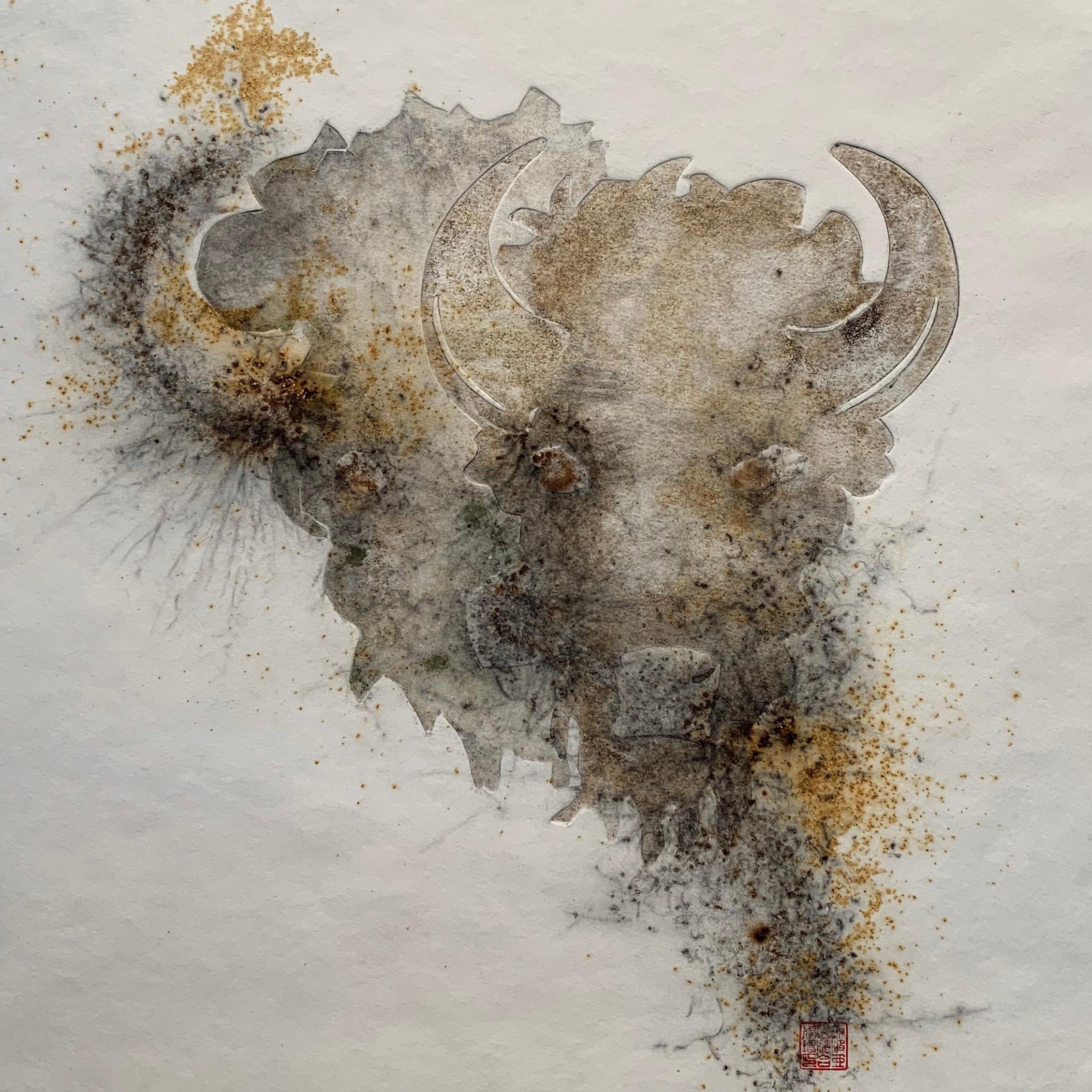 TWO HEADS  American Bison Series.  24