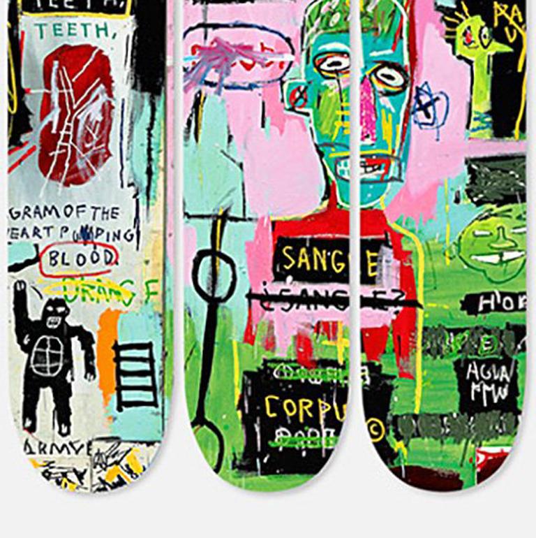 Basquiat In Italian Skateboard Decks (set of 3) 1