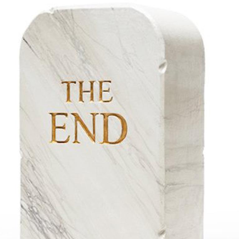 The End (marble) - Contemporary Art by Maurizio Cattelan