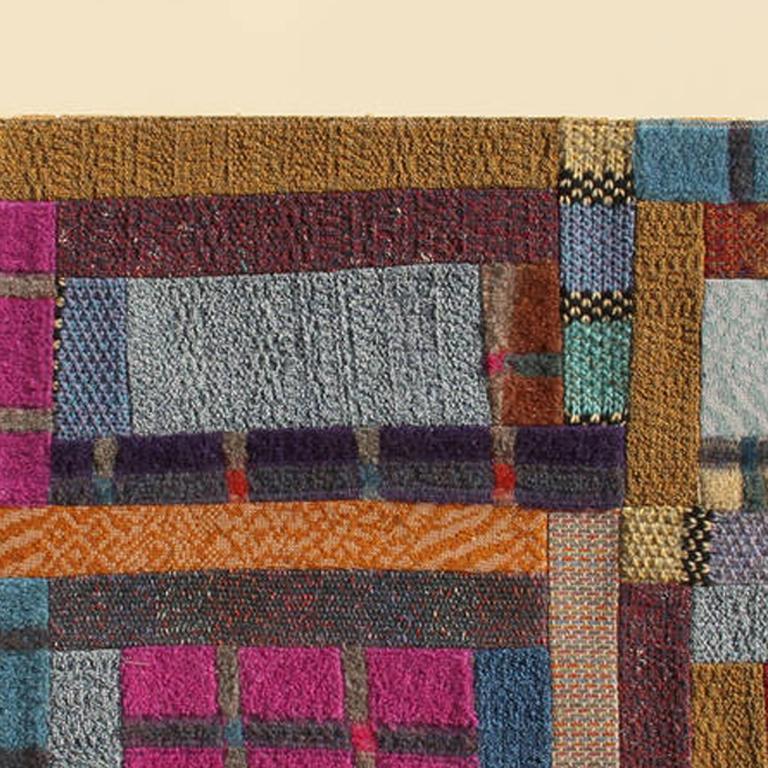 A woolen tapestry by Missoni circa 1980. 
Artist: Ottavio Missoni, Italian (1921 - 2013)
Title: #3
Year: circa 1980's
Medium: Woolen Tapestry
Size: 21 in. x 53 in. (53.34 cm x 134.62 cm)
Frame Size: 28.5 x 60.5 inches