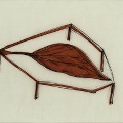 Untitled / Leaves - Mixed Media by Mario Merz - 1991