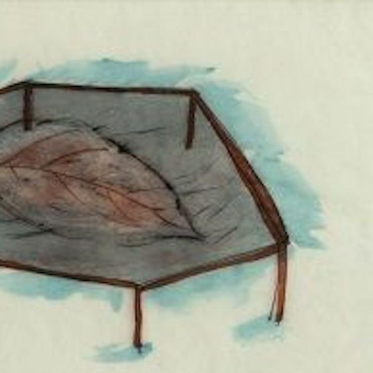 Senza titolo / Foglie - Tecnica mista di Mario Merz - 1991 in vendita 3