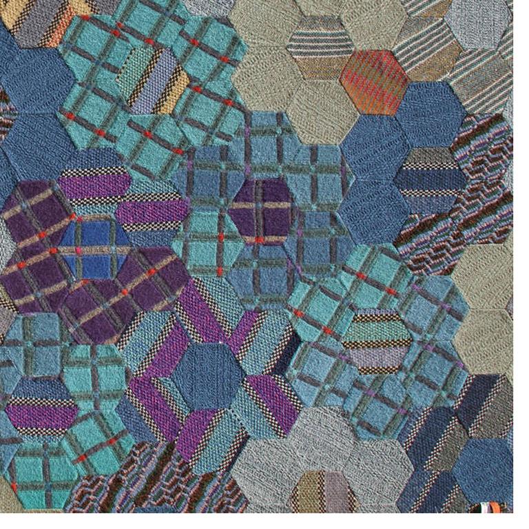 A woolen tapestry by Missoni circa 1980. 
Artist: Ottavio Missoni, Italian (1921 - 2013)
Title: #1
Year: circa 1980's
Medium: Woolen Tapestry
Size: 67 in. x 114 in. (170.18 cm x 289.56 cm)