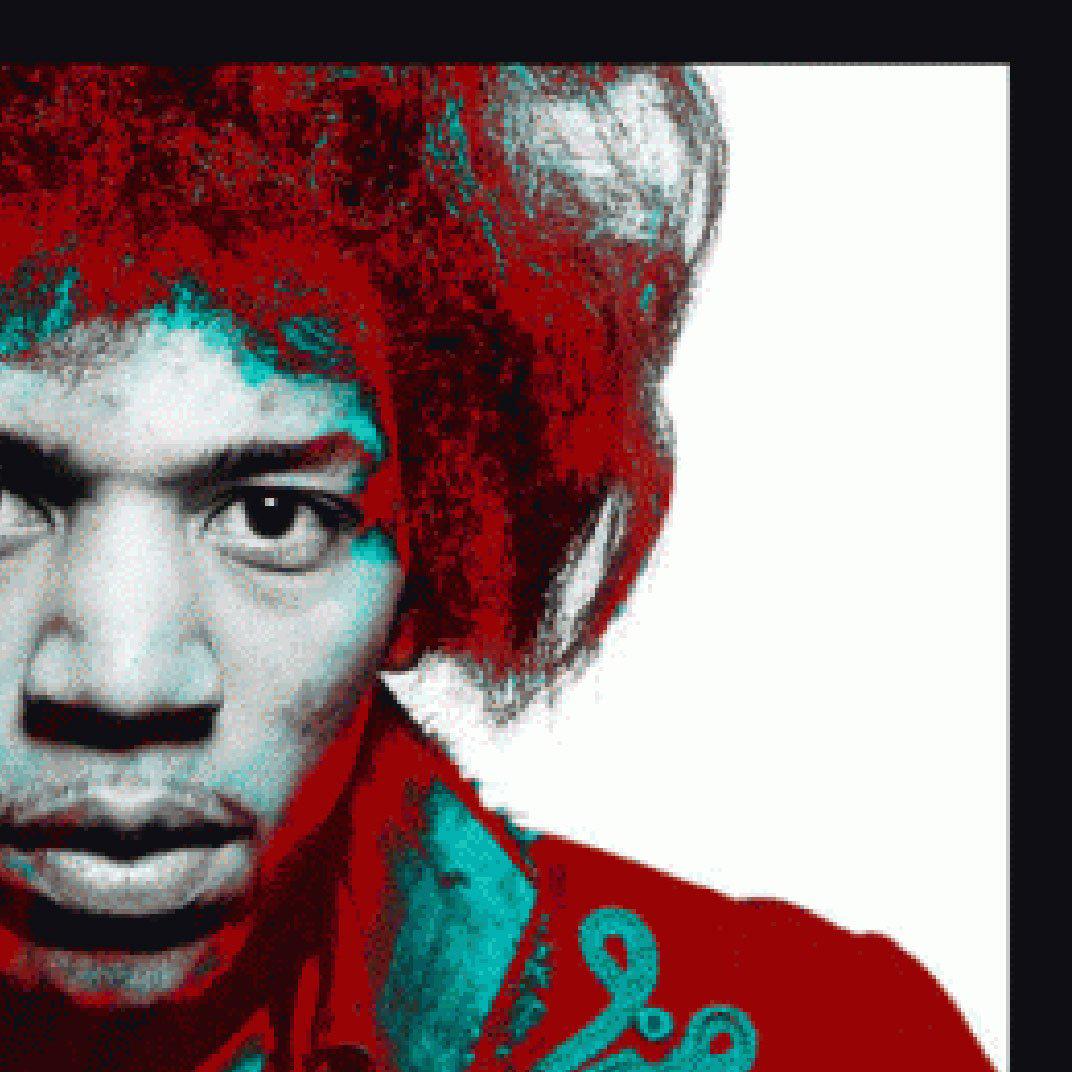 Jimi Hendrx - Art Arte pop de Gered Mankowitz