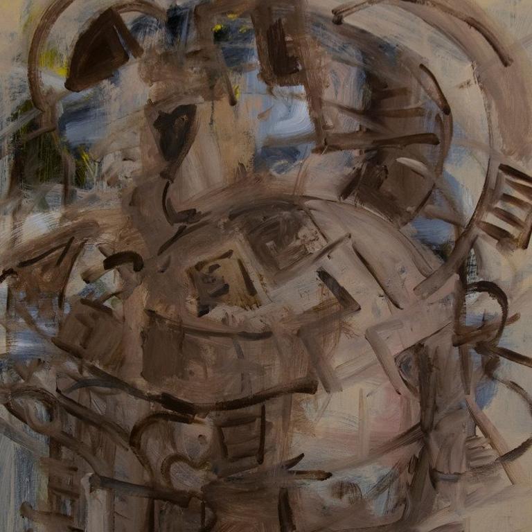 These new works start from polar opposite impulses which juxtapose the purity and beauty of platonic forms opposed to impulsive muscular instantaneous painting. Shifreen internalizes the historical post-war art battles between the New York abstract