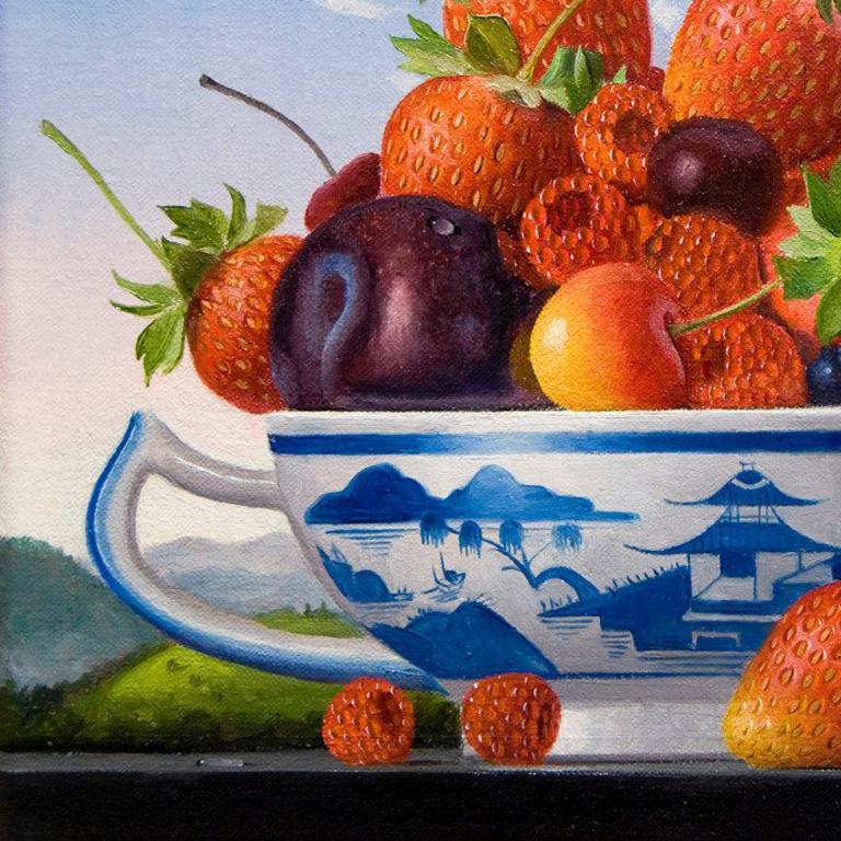 Mixed Fruits with Canton Bowl For Sale 2
