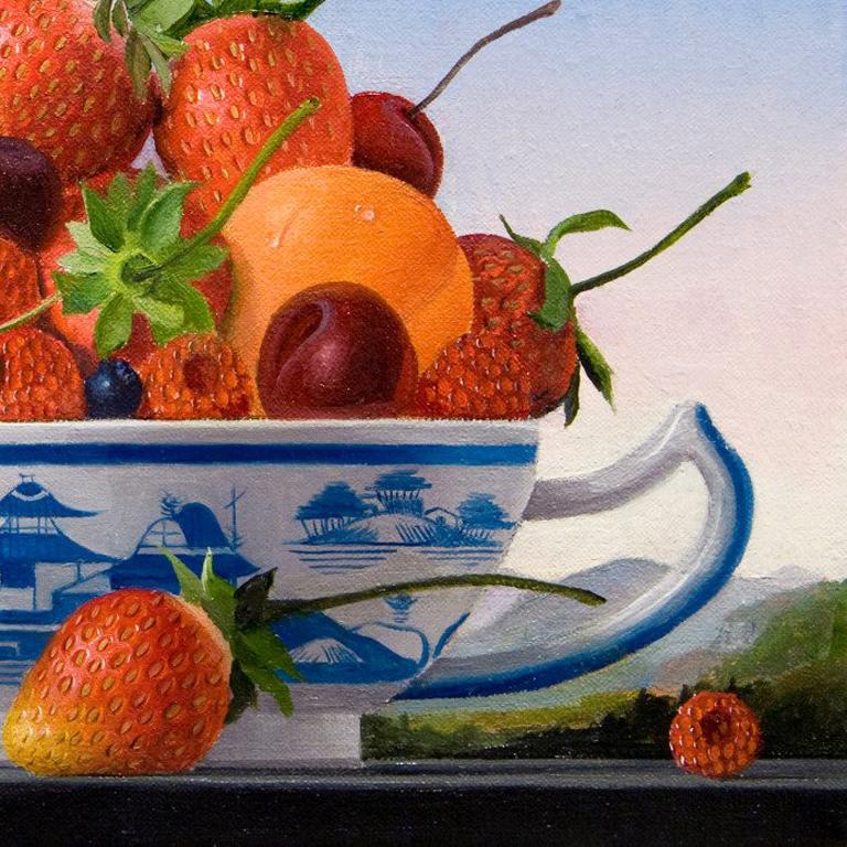 Mixed Fruits with Canton Bowl For Sale 3