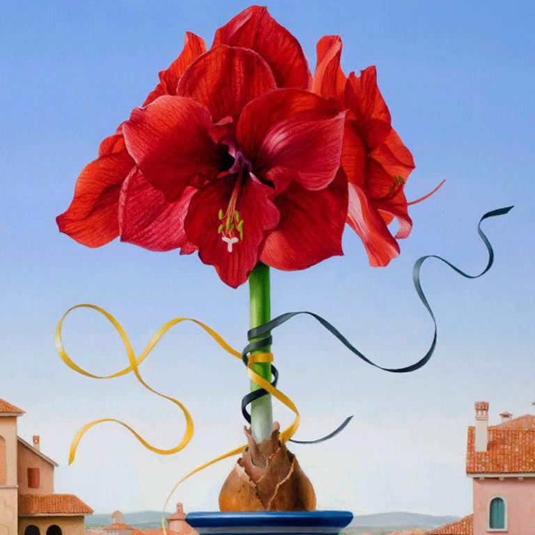 Stillleben mit Amaryllis im Angebot 2