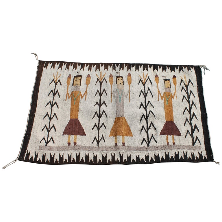 Yea Navajo  Indian Weaving For Sale