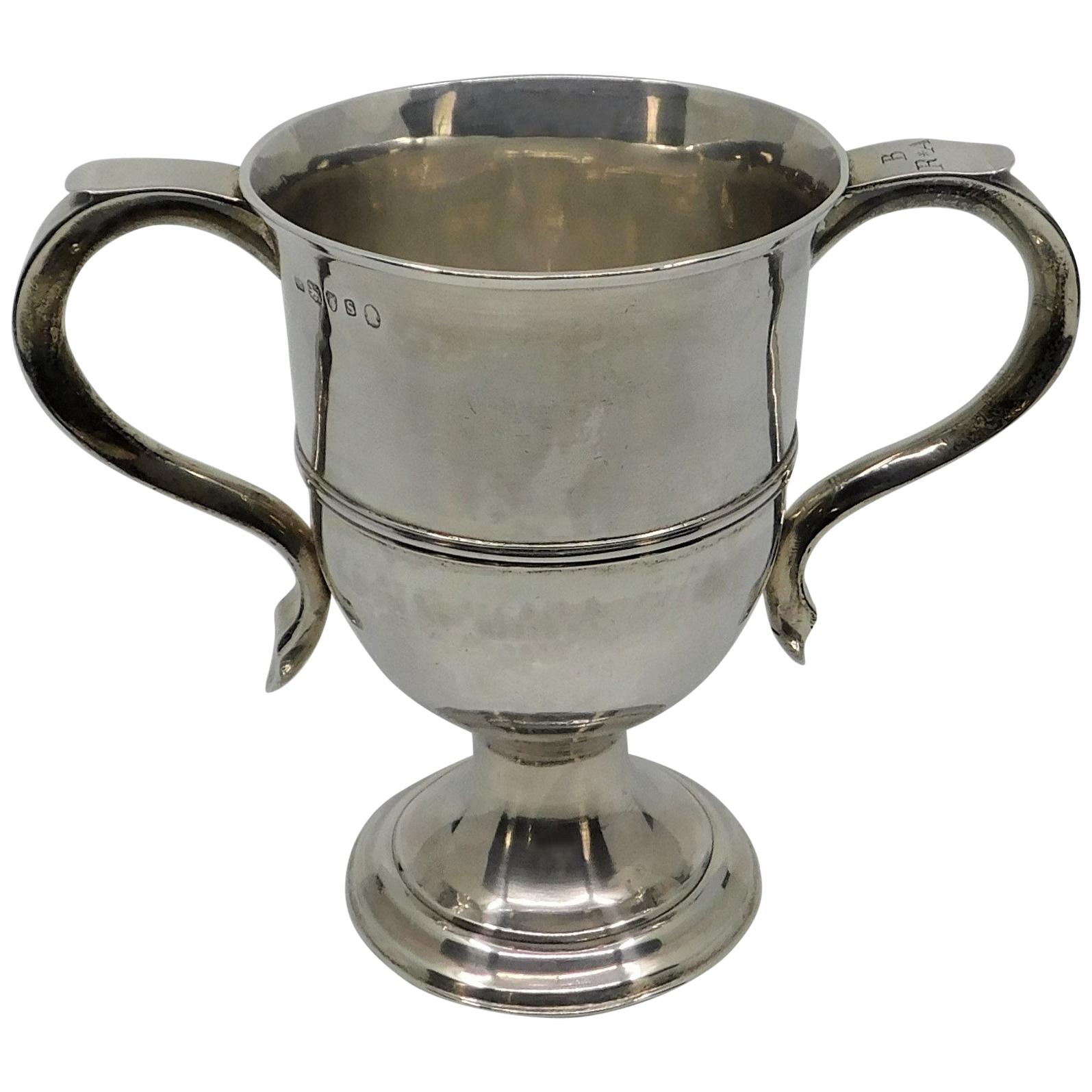 Early 19th Century English Sterling Silver Drinking Cup For Sale