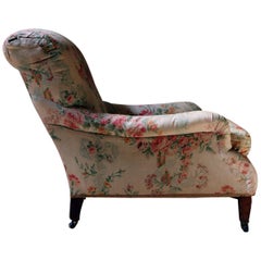 Upholstered Easy Armchair in the Manner of Howard & Sons, circa 1900