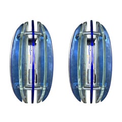 Pair Of Murano Glass Sconces By VECA