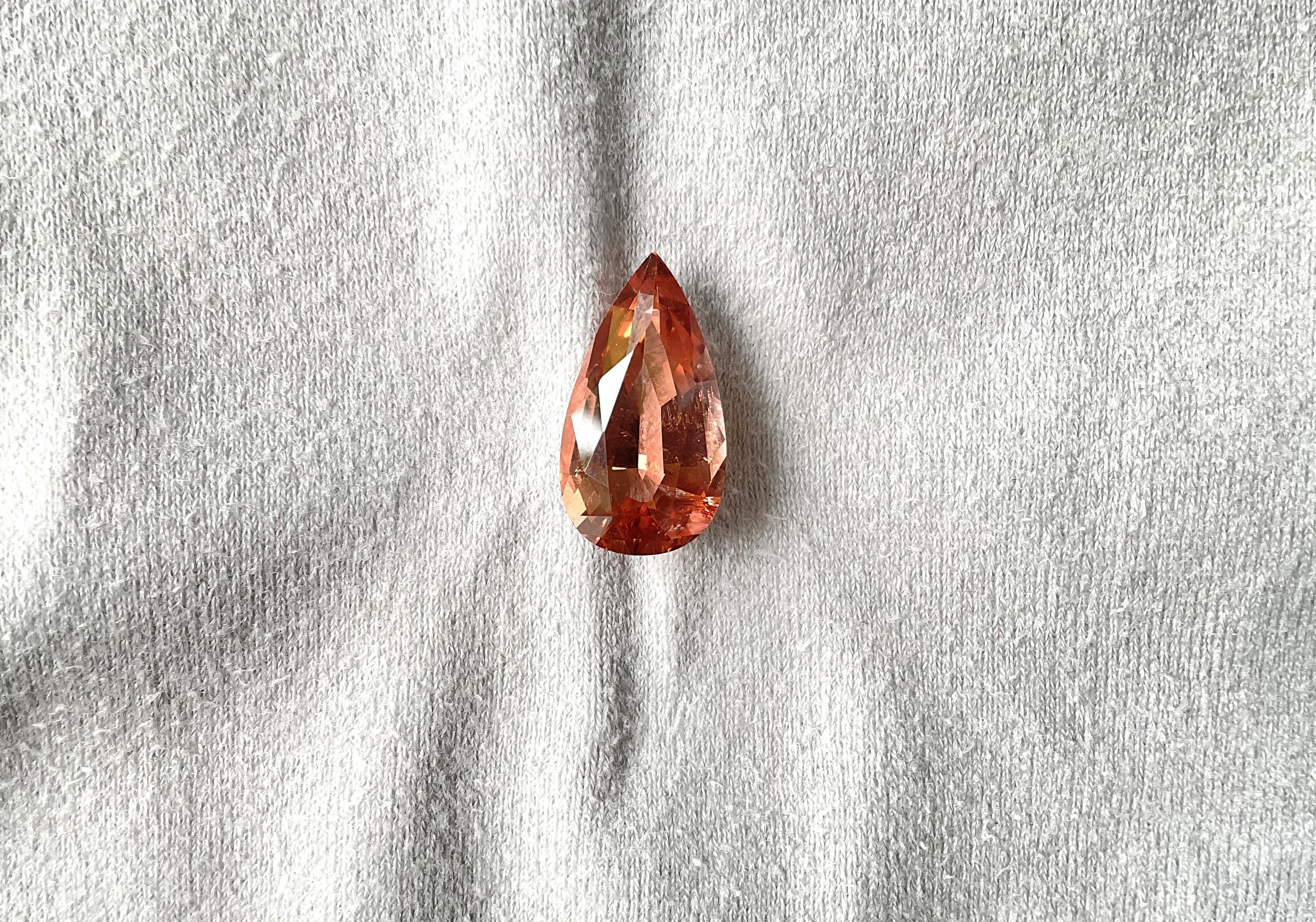 11,22 Carati Pietra Taglio Pera di Tormalina Pesca di Qualità Superiore Per Gioielli Gemma Naturale

Pietra preziosa - Tormalina
Peso - 11,22 carati
Forma - Pera
Dimensioni - 21,7x11,5x8 MM
Pezzi - 1