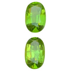 Vivid Green Natural Peridot Oval Cut Gemstone, 11.23 Carats, Pakistan