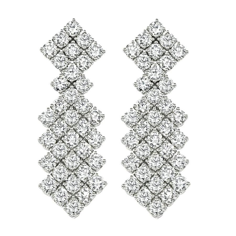 11,24ct Diamant-Ohrringe aus Gold