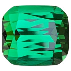 11.25 Carat Marvellous Natural Loose Green Tourmaline Cushion Shape Gemstone